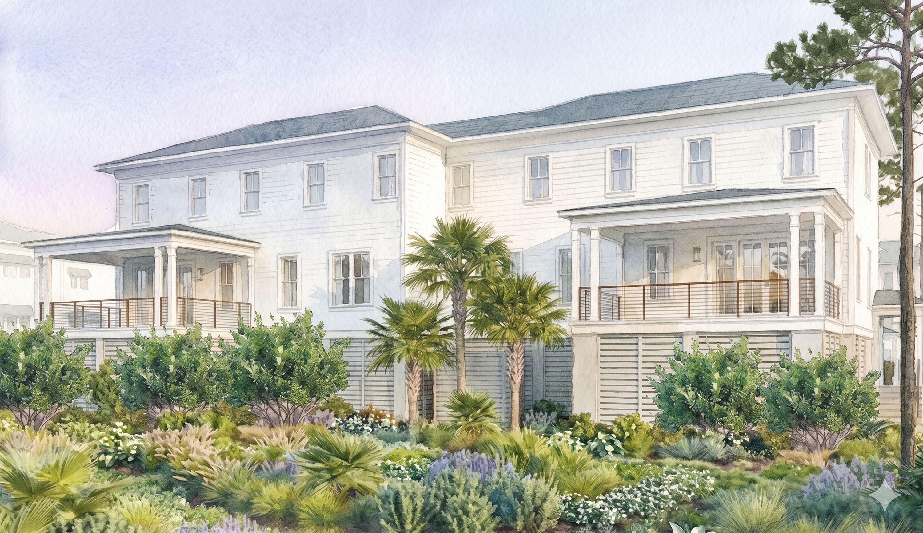 Image 1: 4043 Marshwalk Trace rendering backview