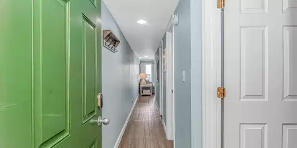 Image 2: Hall with light wood-style flooring and recessed l Image 2: Hall with light wood-style flooring and recessed l