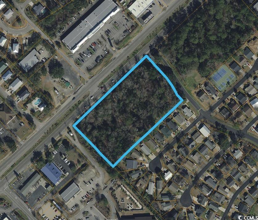 Image 2: Map / location featuring property boundaries highl