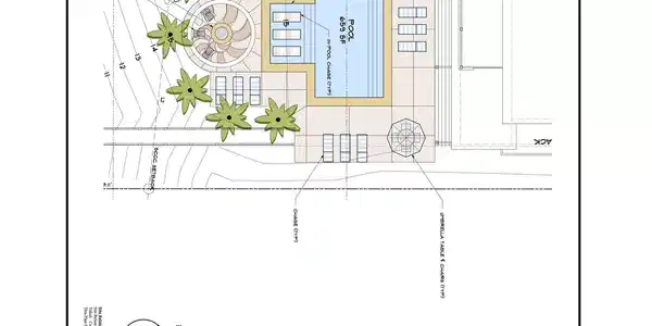 Image 4: Rear of House Pool Area Landscaping Siteplan Image 4: Rear of House Pool Area Landscaping Siteplan