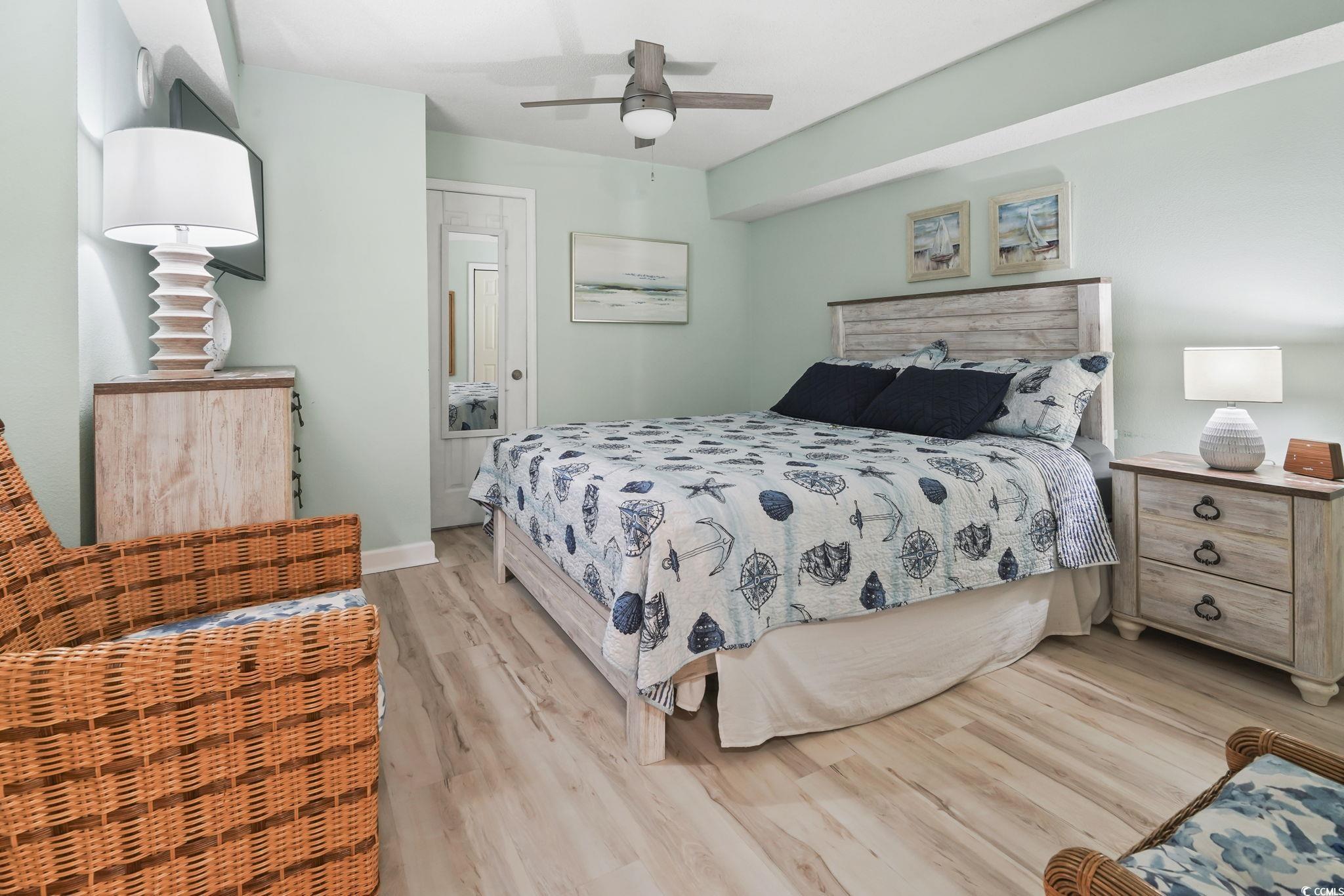 Image 2: Primary bedroom with King size bed & ceiling fan Image 2: Primary bedroom with King size bed & ceiling fan