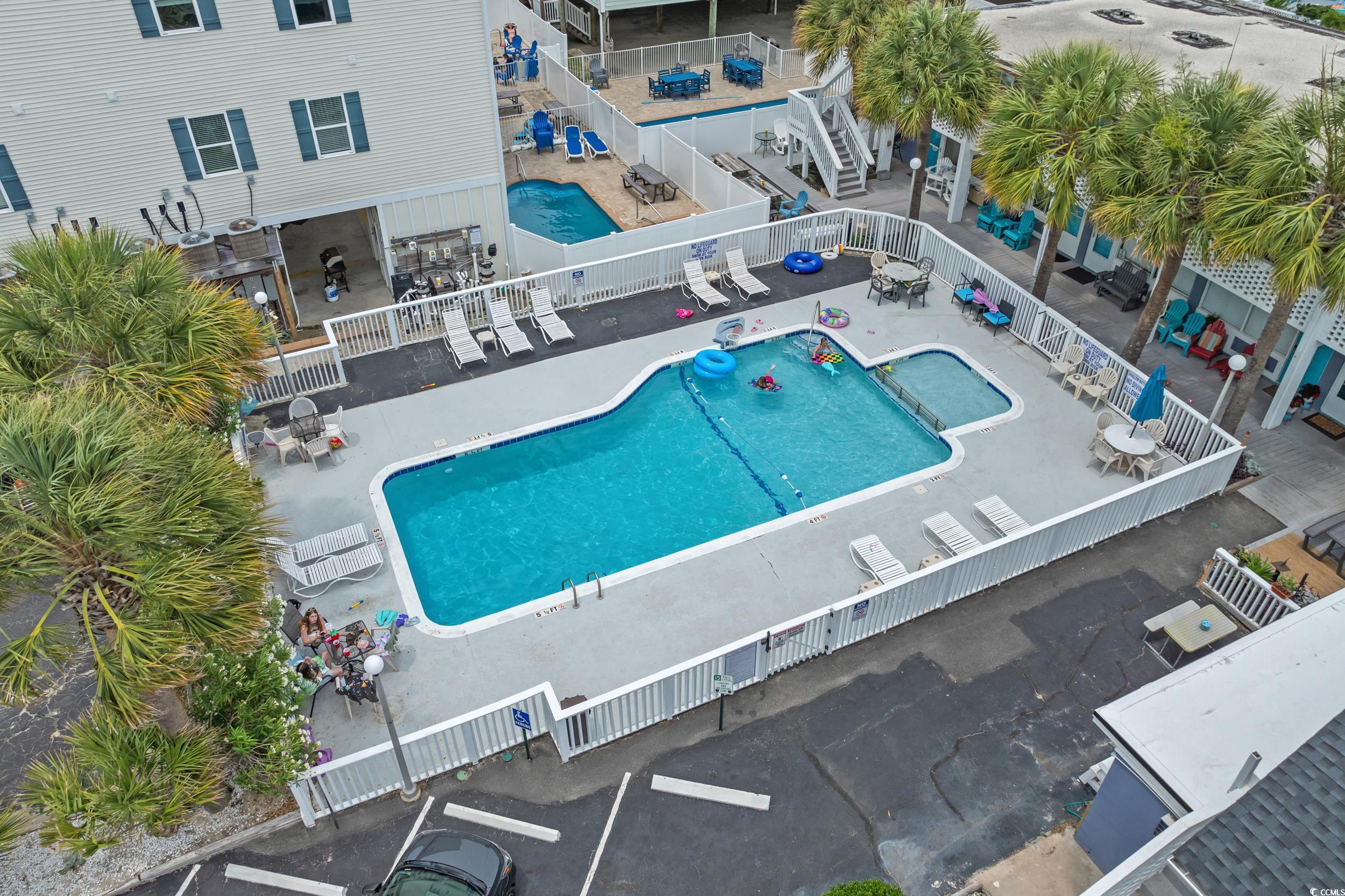 Image 3: Drone / aerial view of a pool Image 3: Drone / aerial view of a pool