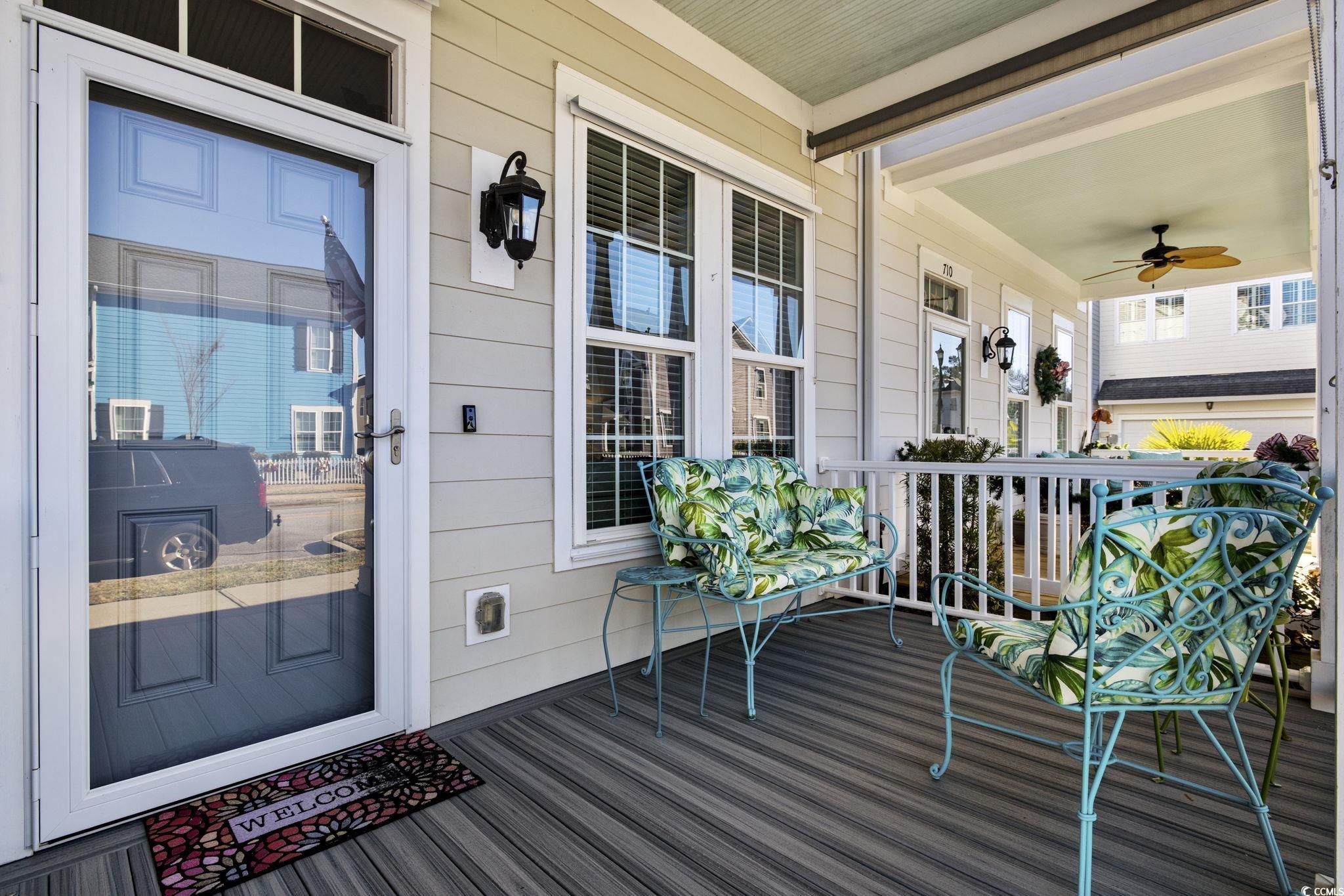 Image 3: View of wooden porch