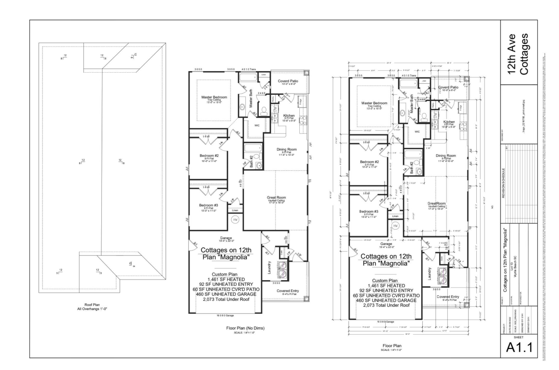 Image 2: 3-bedroom, 1-story floor plan Image 2: 3-bedroom, 1-story floor plan