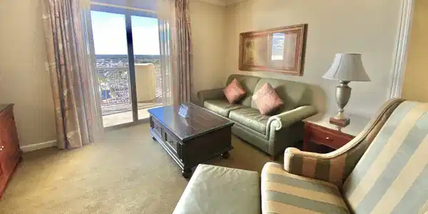 Image 4: Living room with carpet and ornamental molding