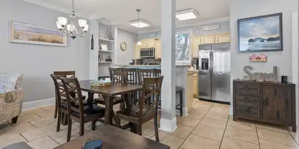 Image 4: Dining area featuring light tile patterned floors, Image 4: Dining area featuring light tile patterned floors,