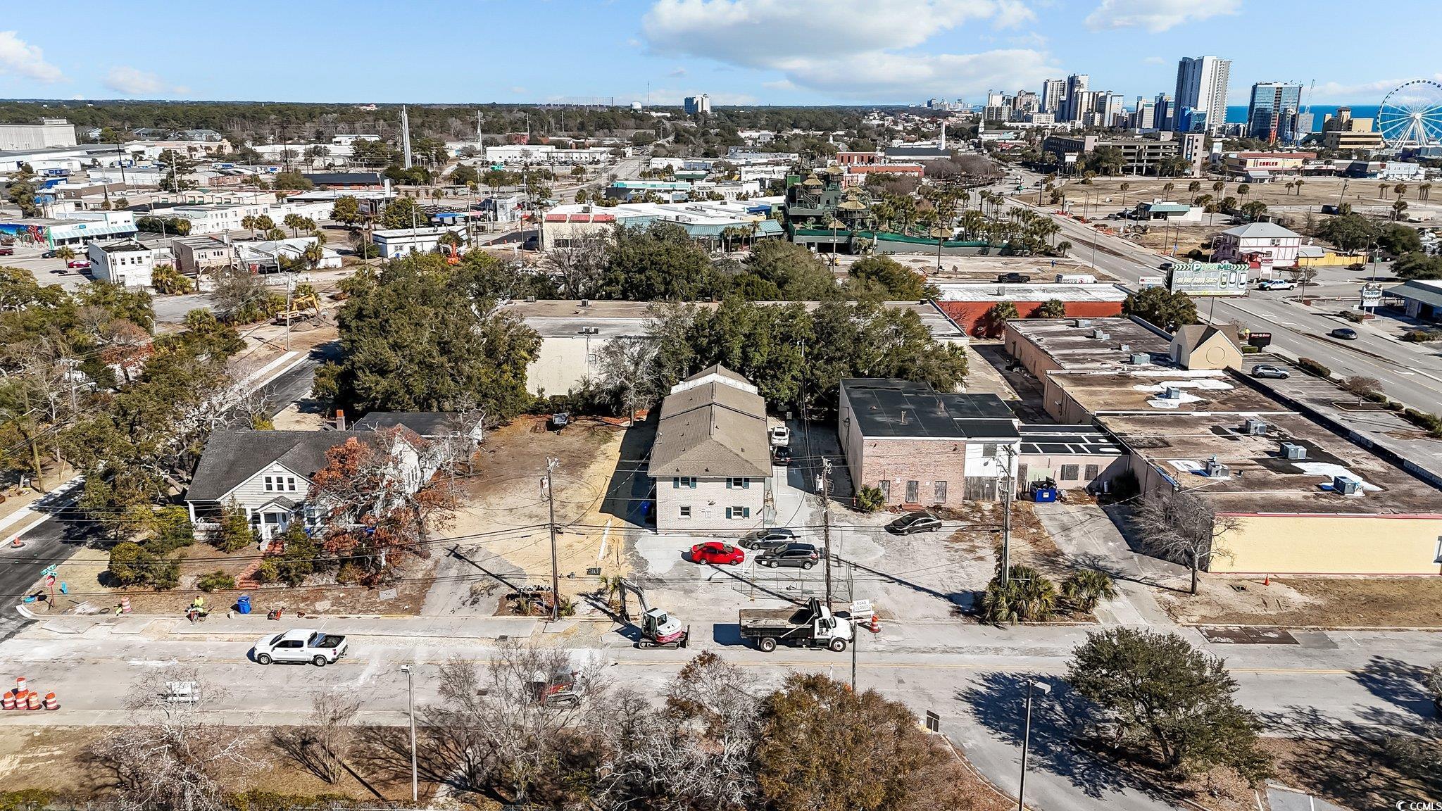 Image 3: Aerial view of skyline