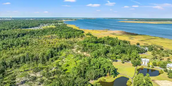 Image 3: Drone / aerial view with a water view