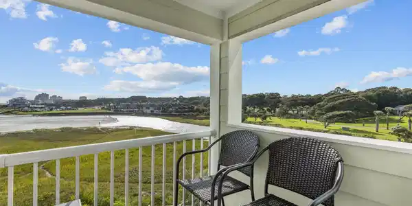 Image 2: Balcony featuring a water view Image 2: Balcony featuring a water view
