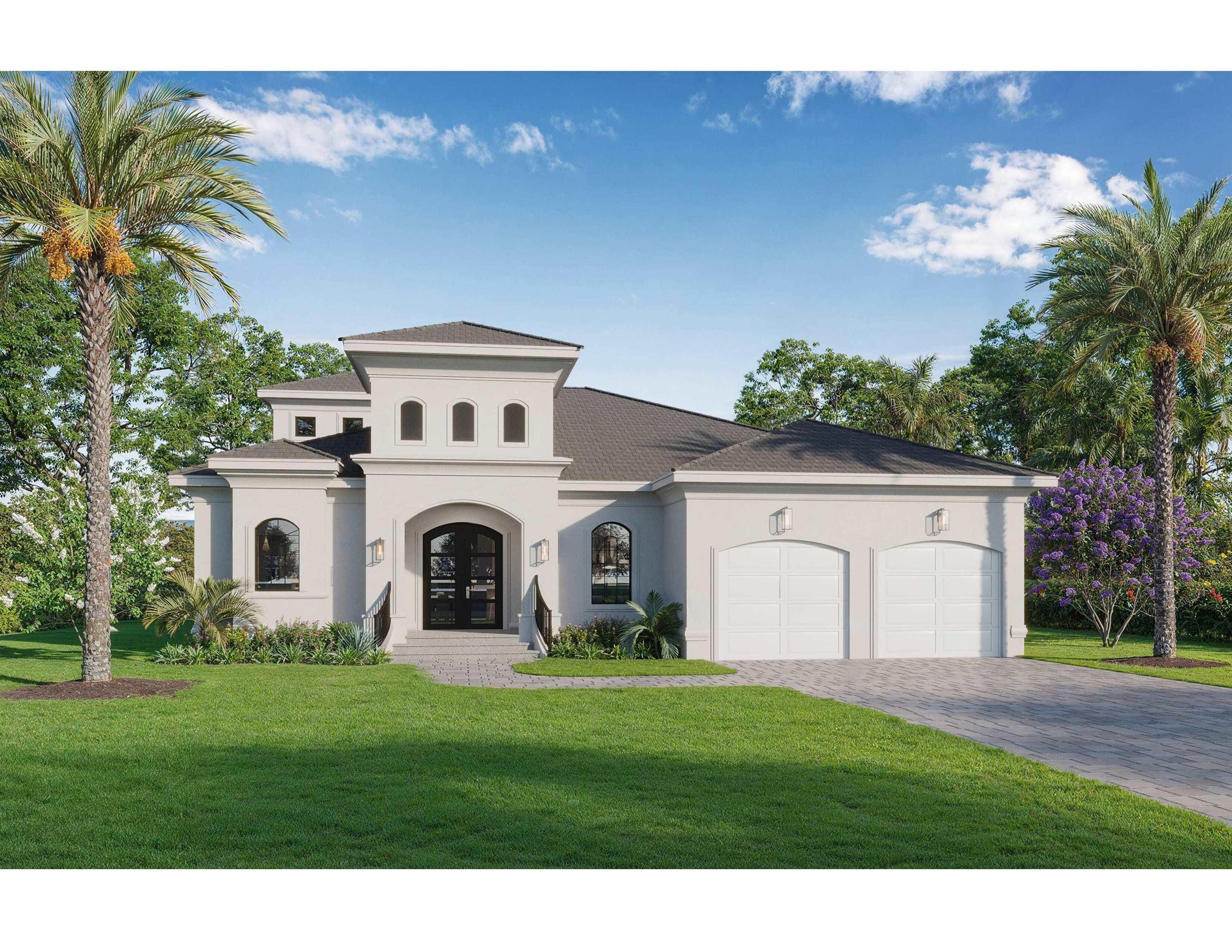 Image 1: Mediterranean / spanish house featuring a front ya Image 1: Mediterranean / spanish house featuring a front ya