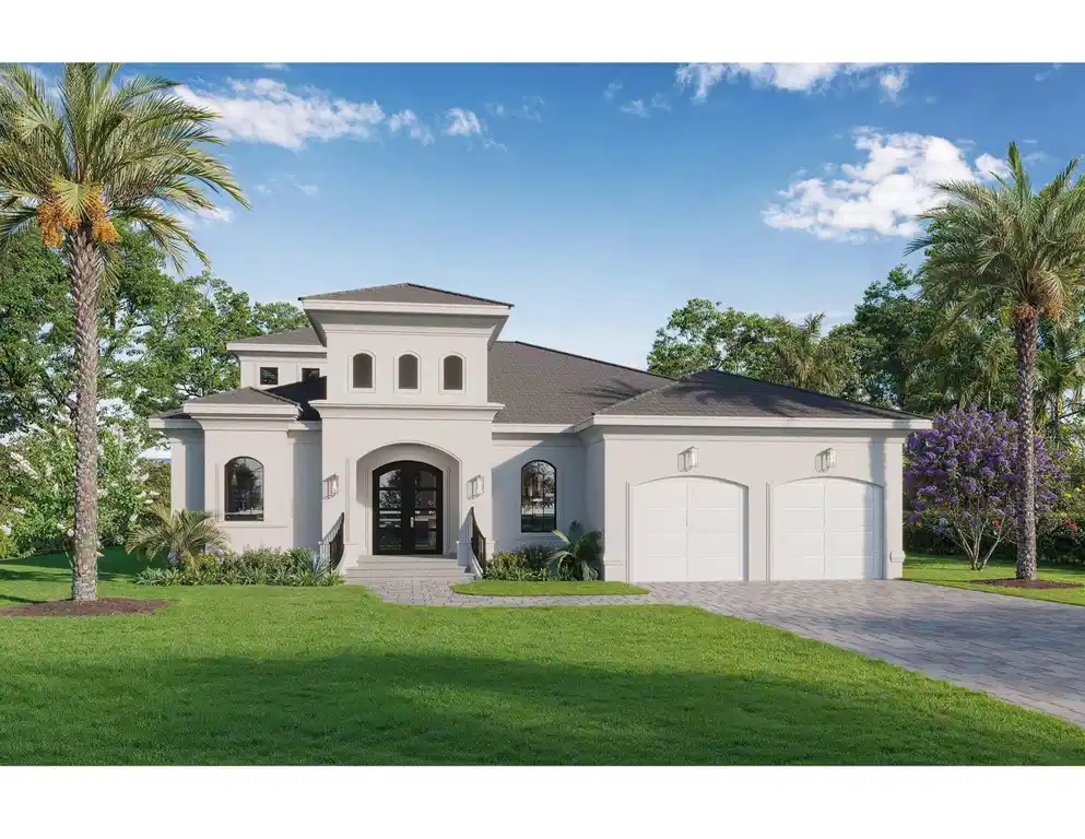 Image 1: Mediterranean / spanish house featuring a front ya Image 1: Mediterranean / spanish house featuring a front ya