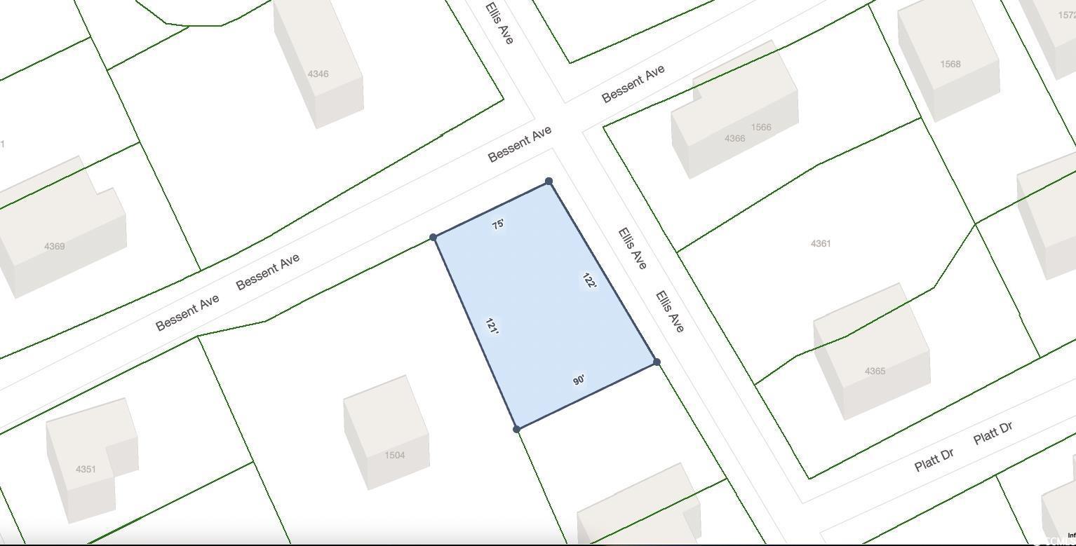 Image 1: Map showing property parcels