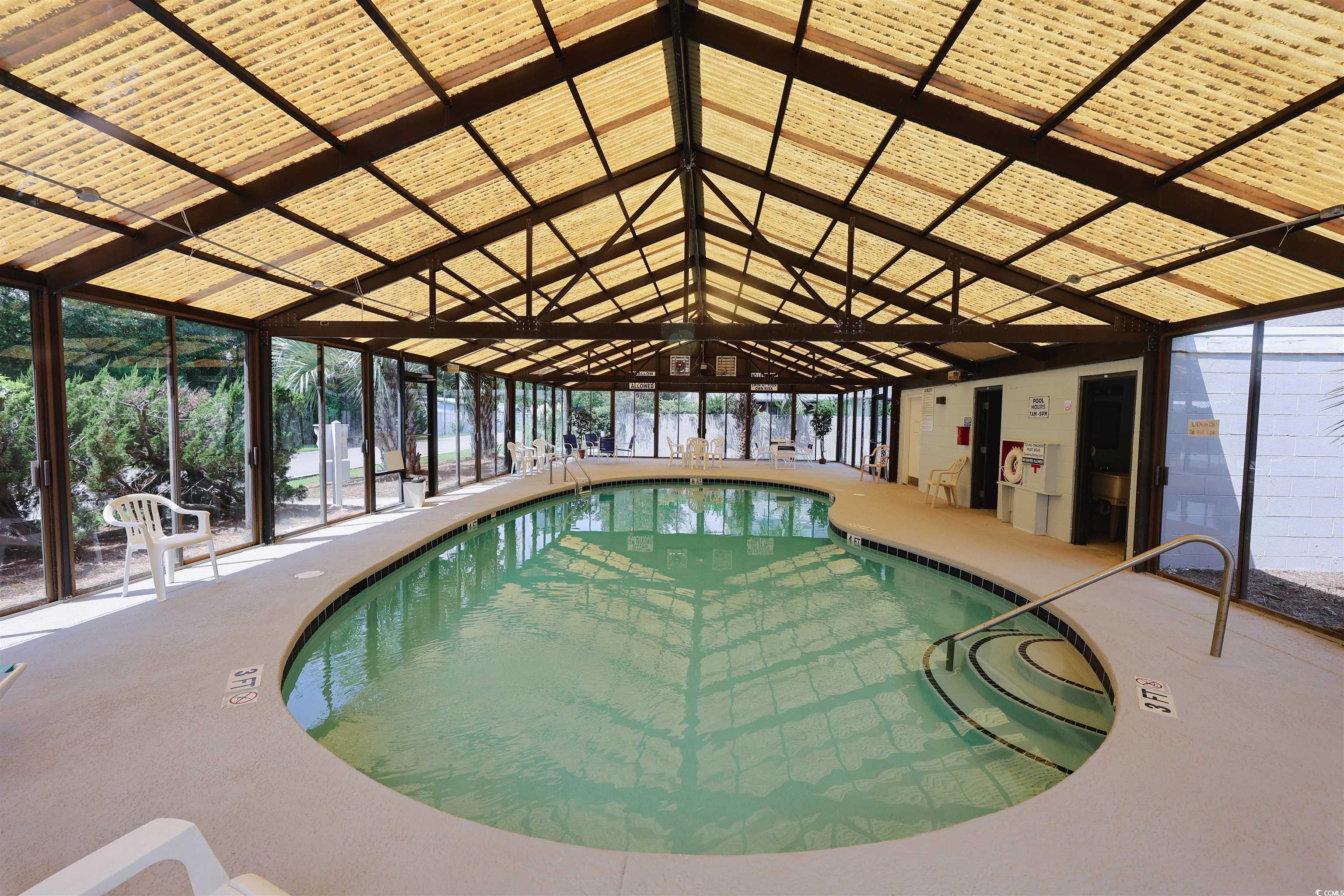 Image 2: View of indoor community pool
