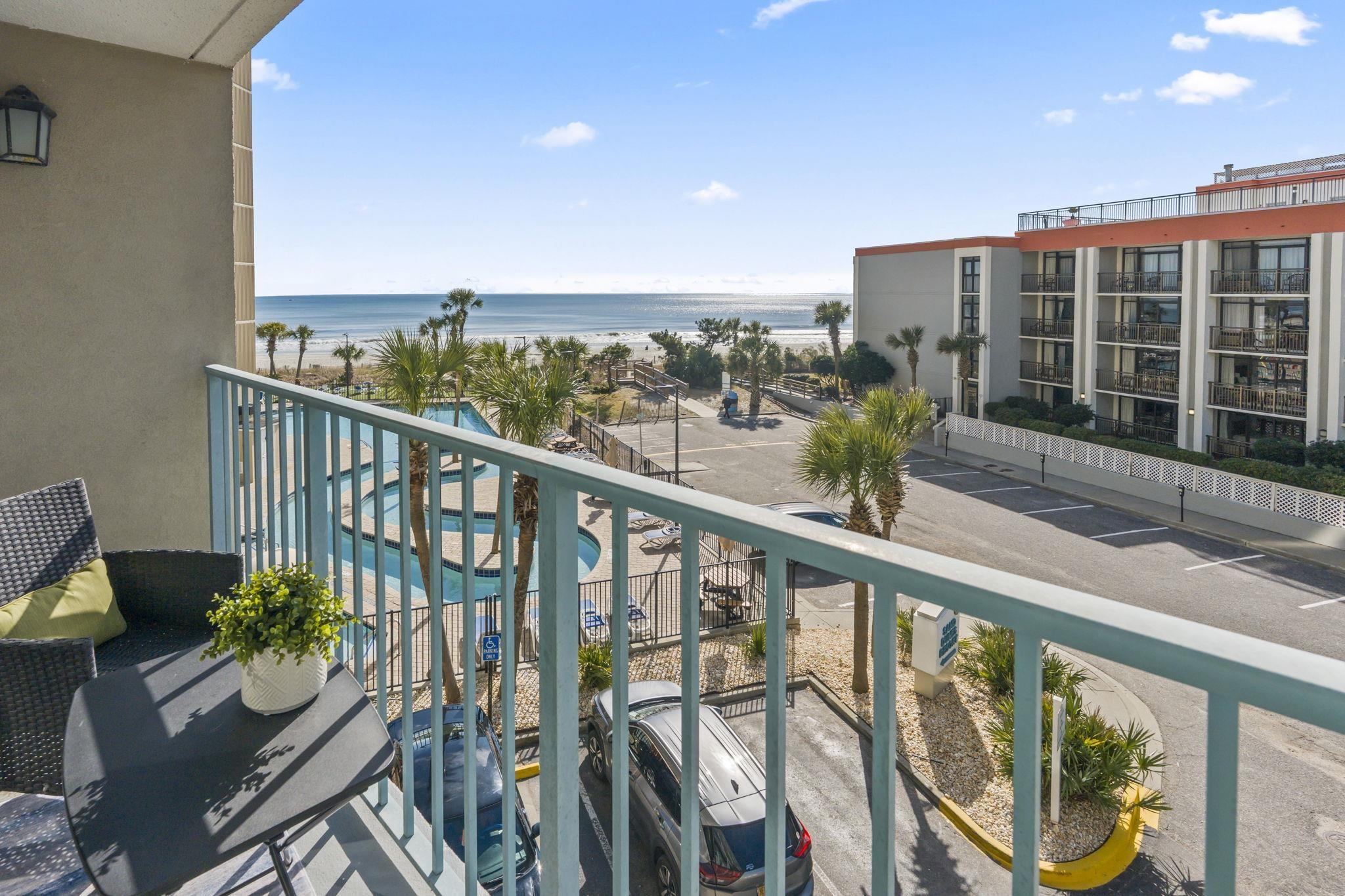 Image 3: Balcony with a water view