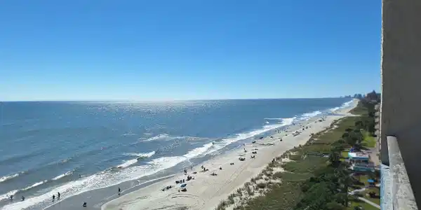 Image 2: Water view with local beach