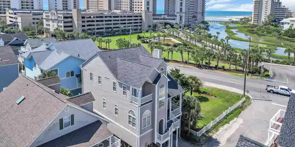 Image 2: View of urban area featuring apartment complex and Image 2: View of urban area featuring apartment complex and