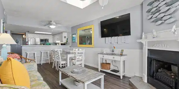 Image 3: Living area featuring ceiling fan, a textured ceil Image 3: Living area featuring ceiling fan, a textured ceil