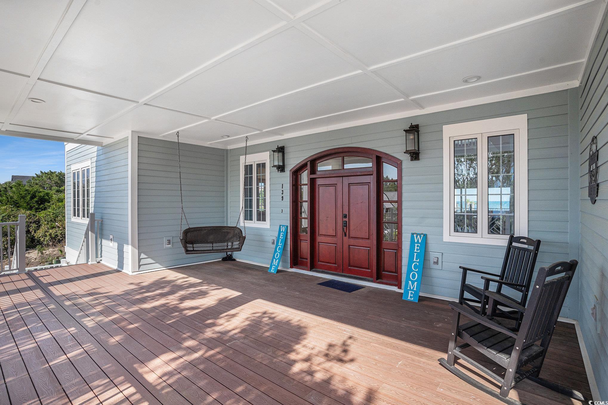 Image 2: View of wooden porch