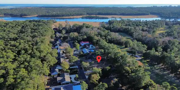 Image 2: Aerial view of property's location featuring a for Image 2: Aerial view of property's location featuring a for