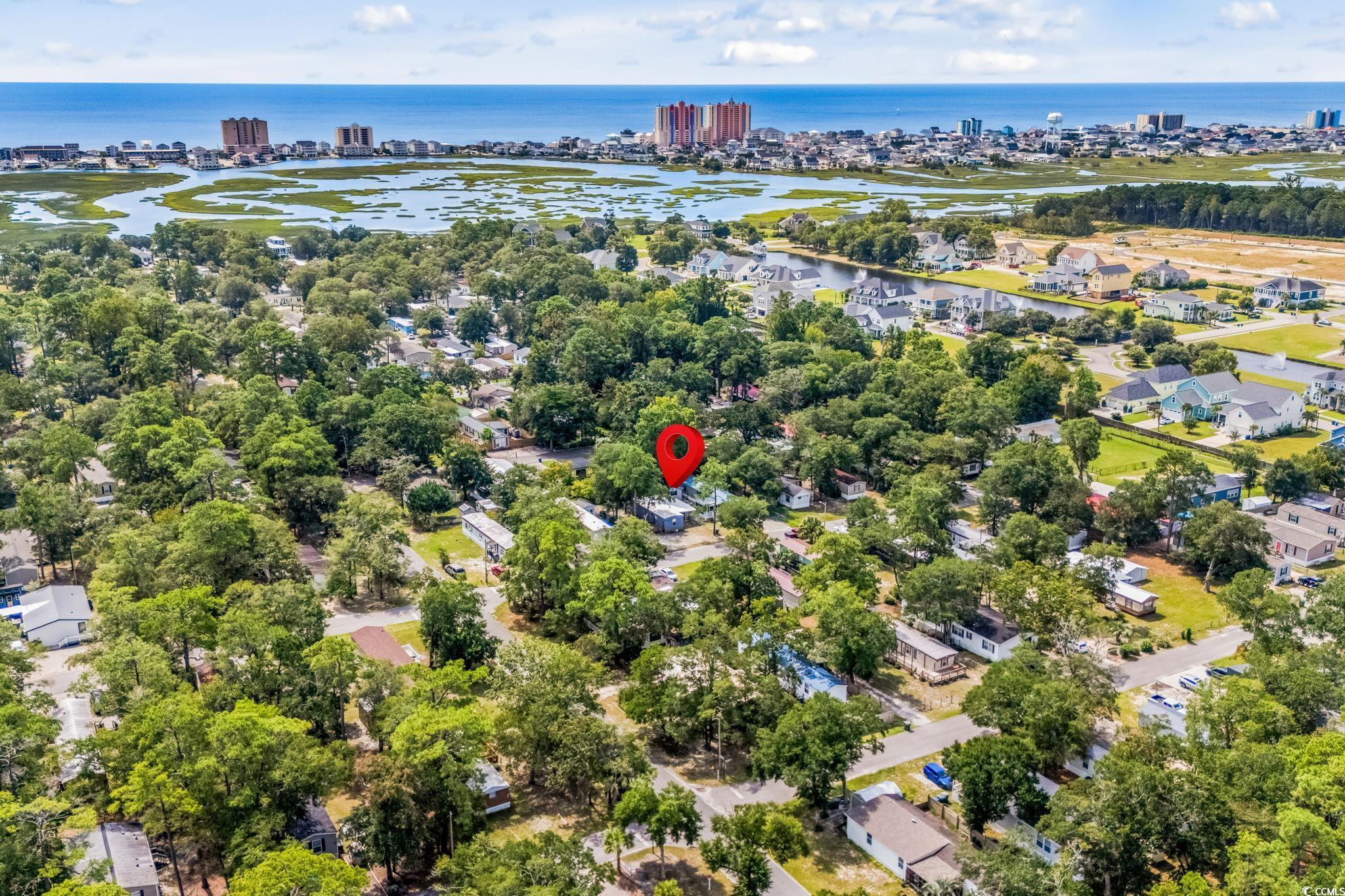 Image 4: Aerial view of residential area featuring a nearby Image 4: Aerial view of residential area featuring a nearby