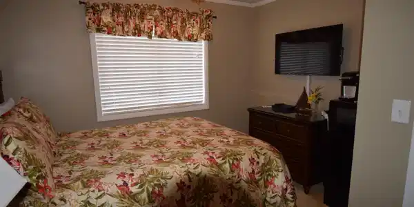 Image 3: Bedroom featuring crown molding, light colored car