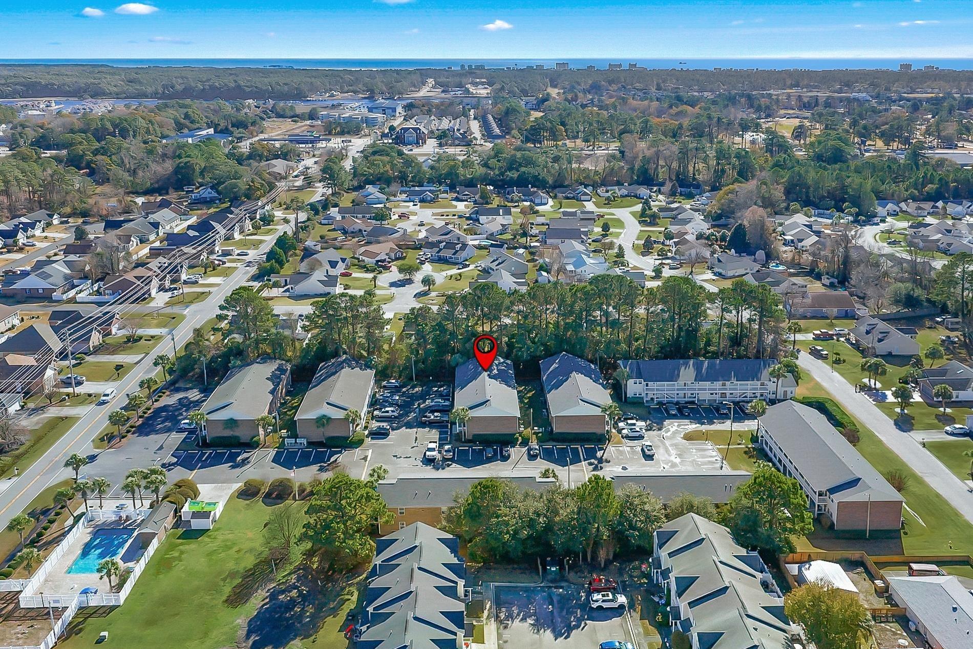 Image 3: Aerial view of property's location featuring nearb