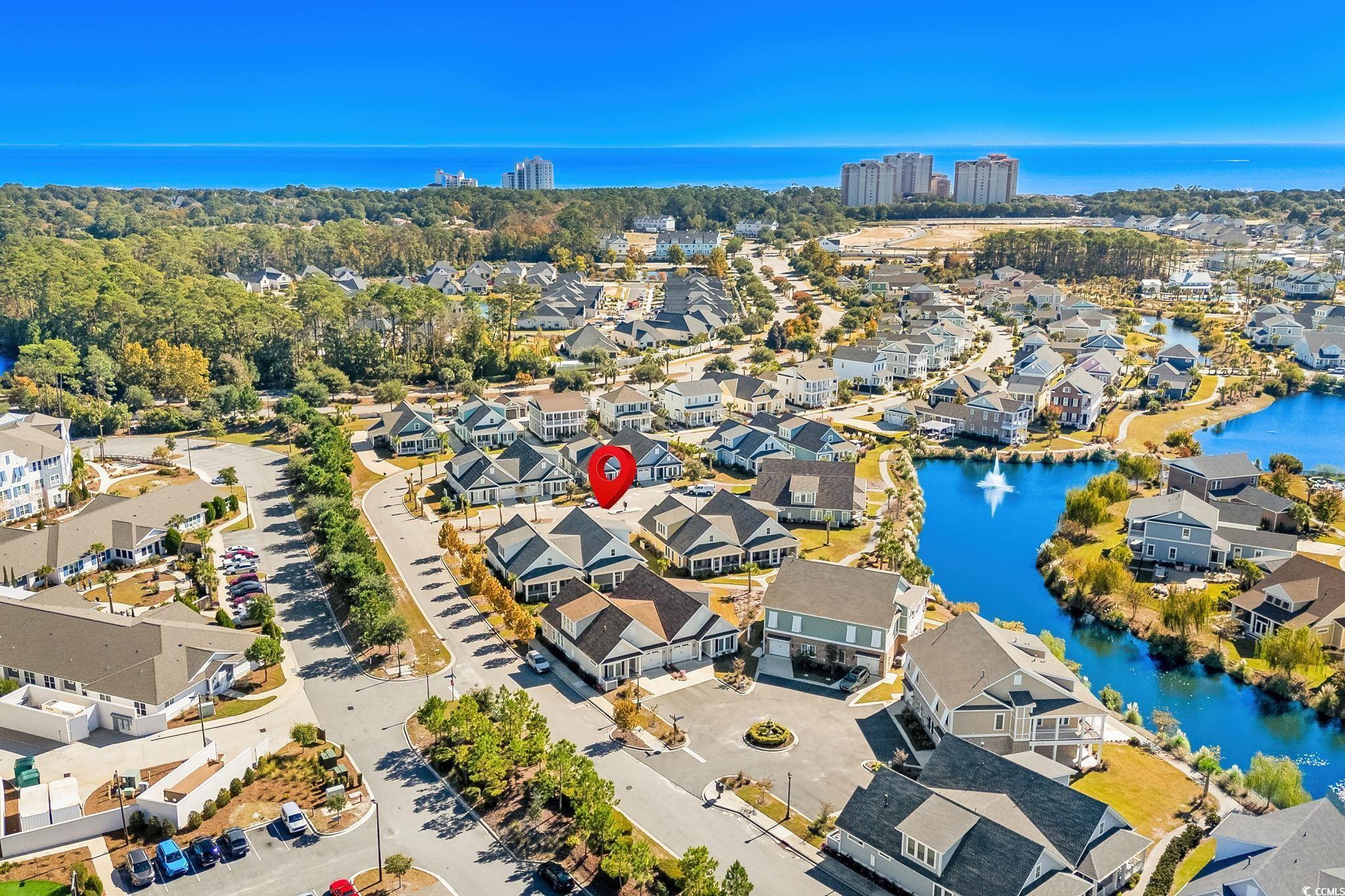 Image 3: Aerial view of residential area featuring a nearby Image 3: Aerial view of residential area featuring a nearby