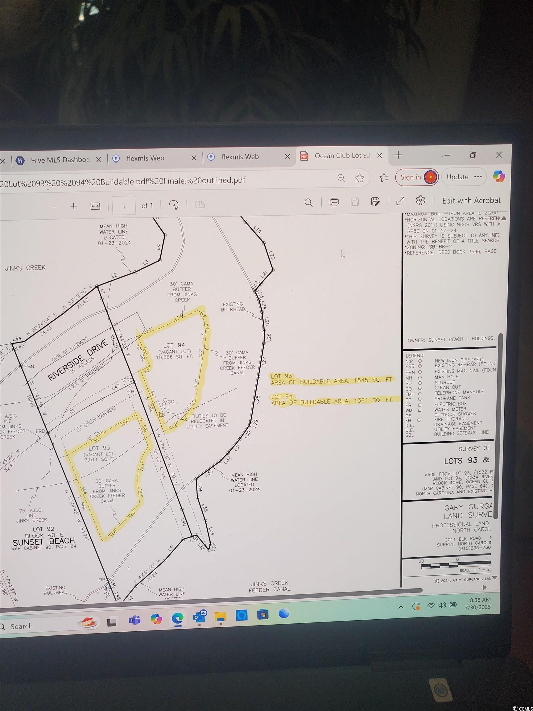 Image 3: Survey map / technical document