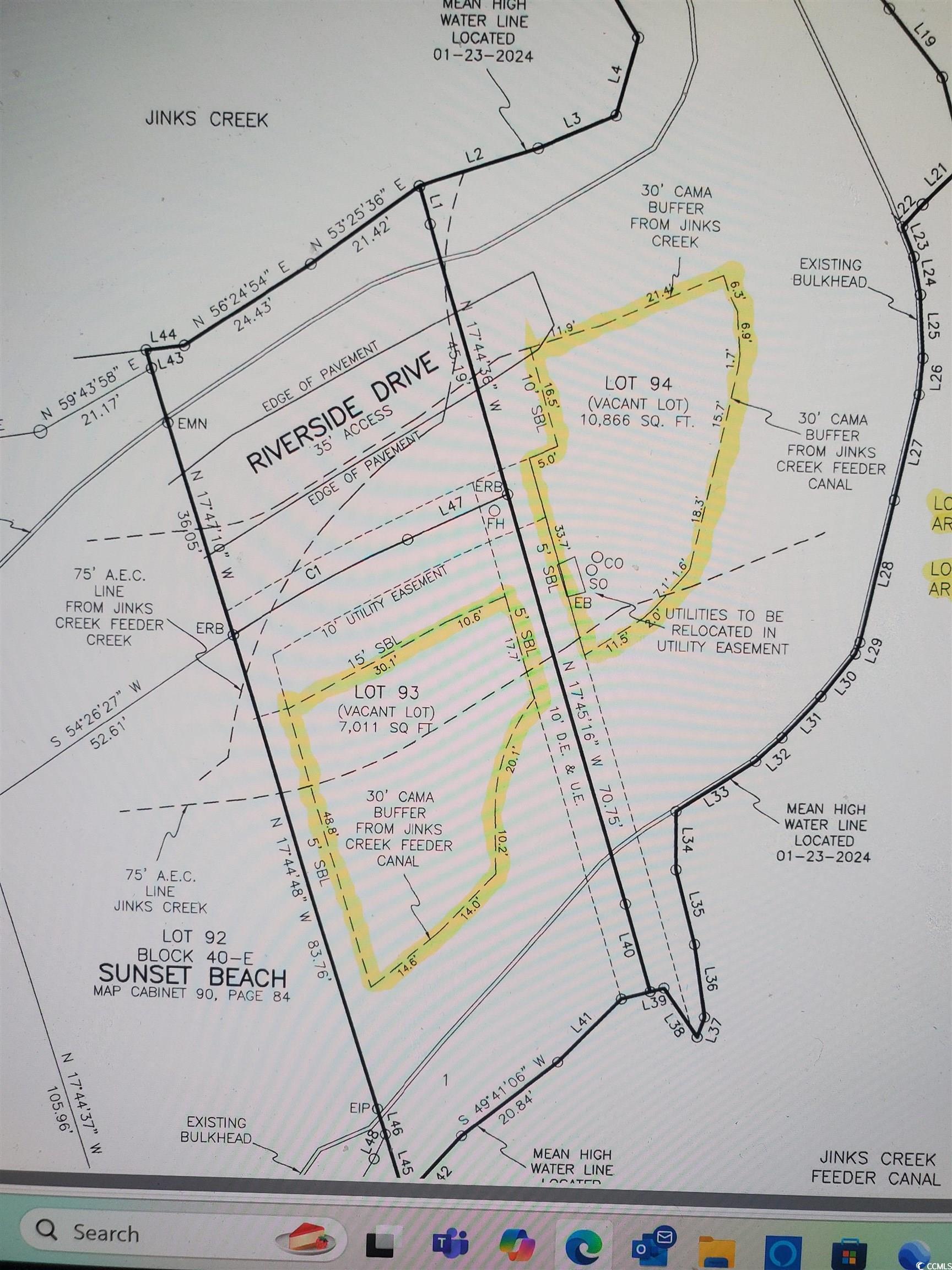 Image 4: Survey map / technical document