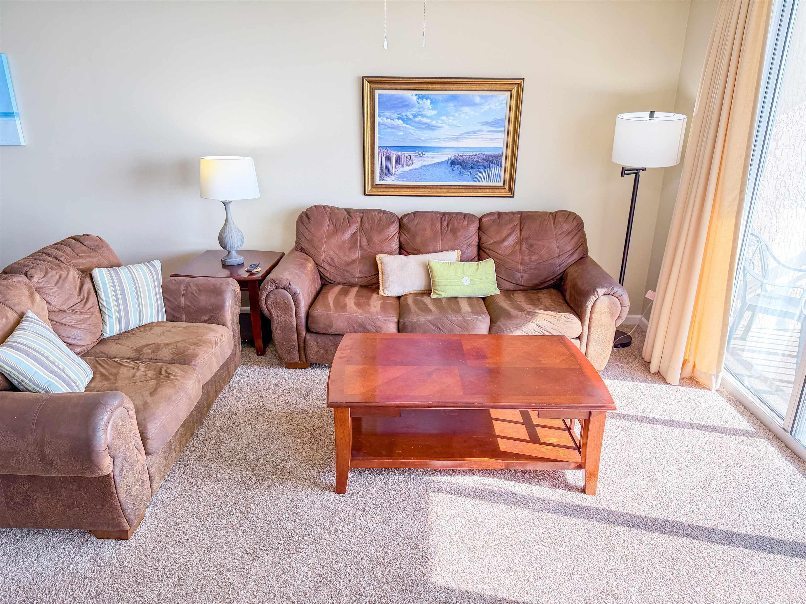 Image 4: Living room featuring carpet flooring and healthy Image 4: Living room featuring carpet flooring and healthy