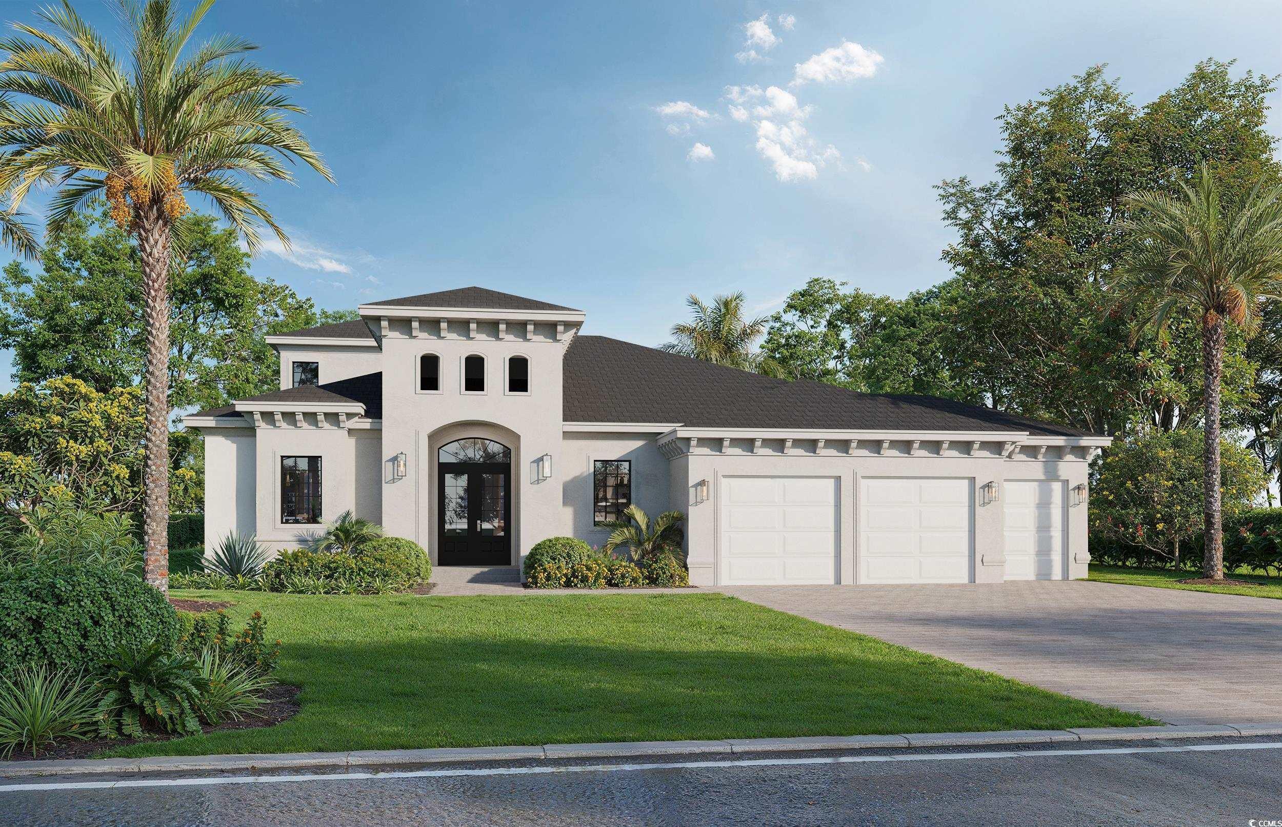 Image 1: Mediterranean / spanish-style home featuring a fro