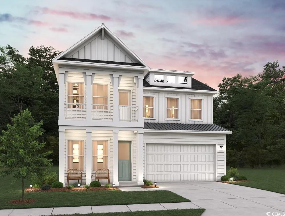 Image 1: Modern farmhouse featuring board and batten siding Image 1: Modern farmhouse featuring board and batten siding