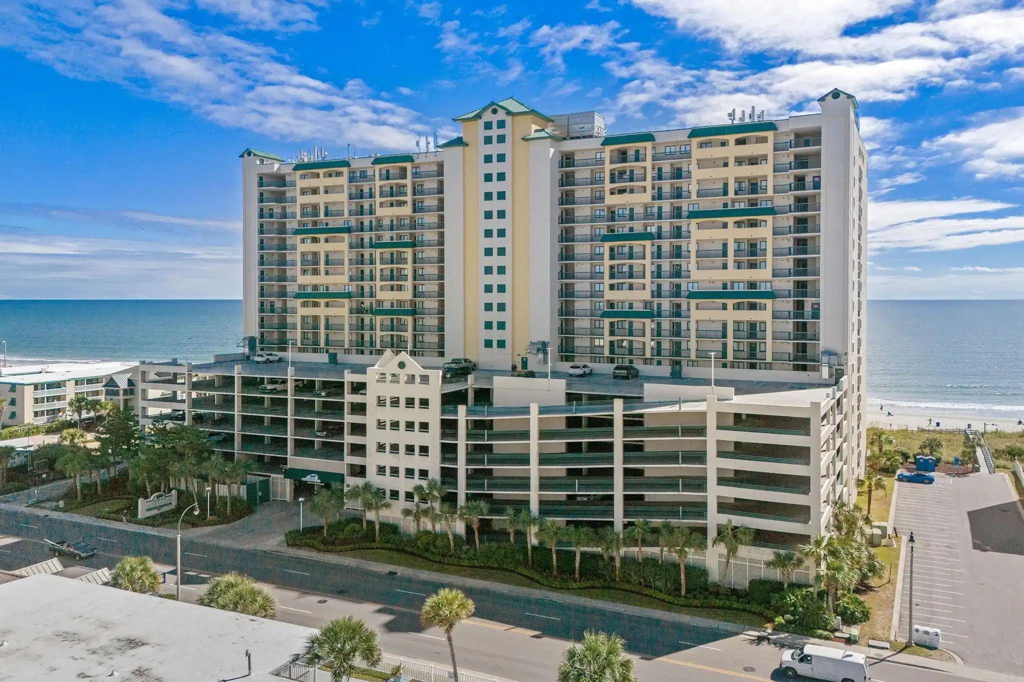 Image 1: View of apartment building / complex featuring vie