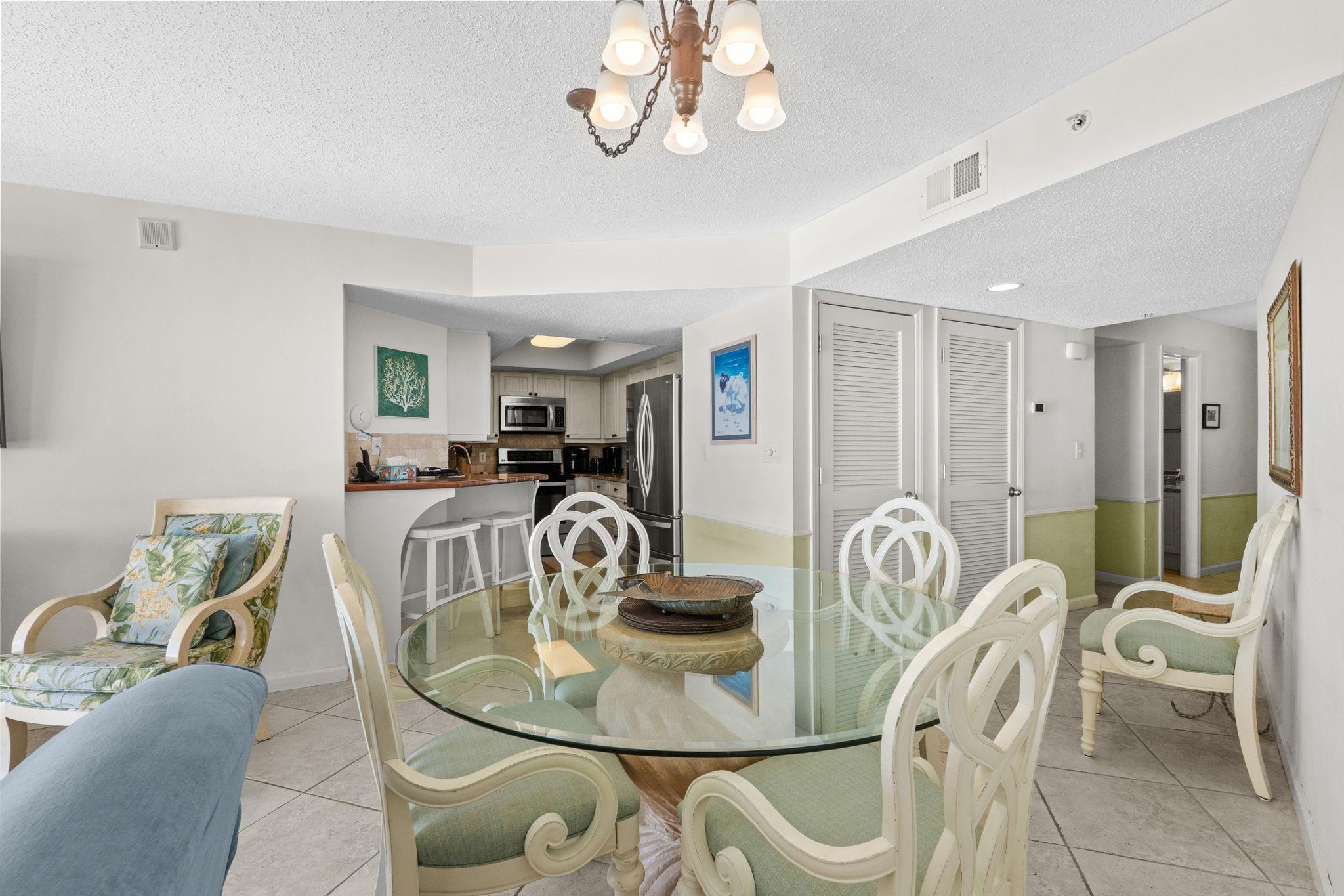 Image 3: Dining room featuring light tile patterned floors, Image 3: Dining room featuring light tile patterned floors,