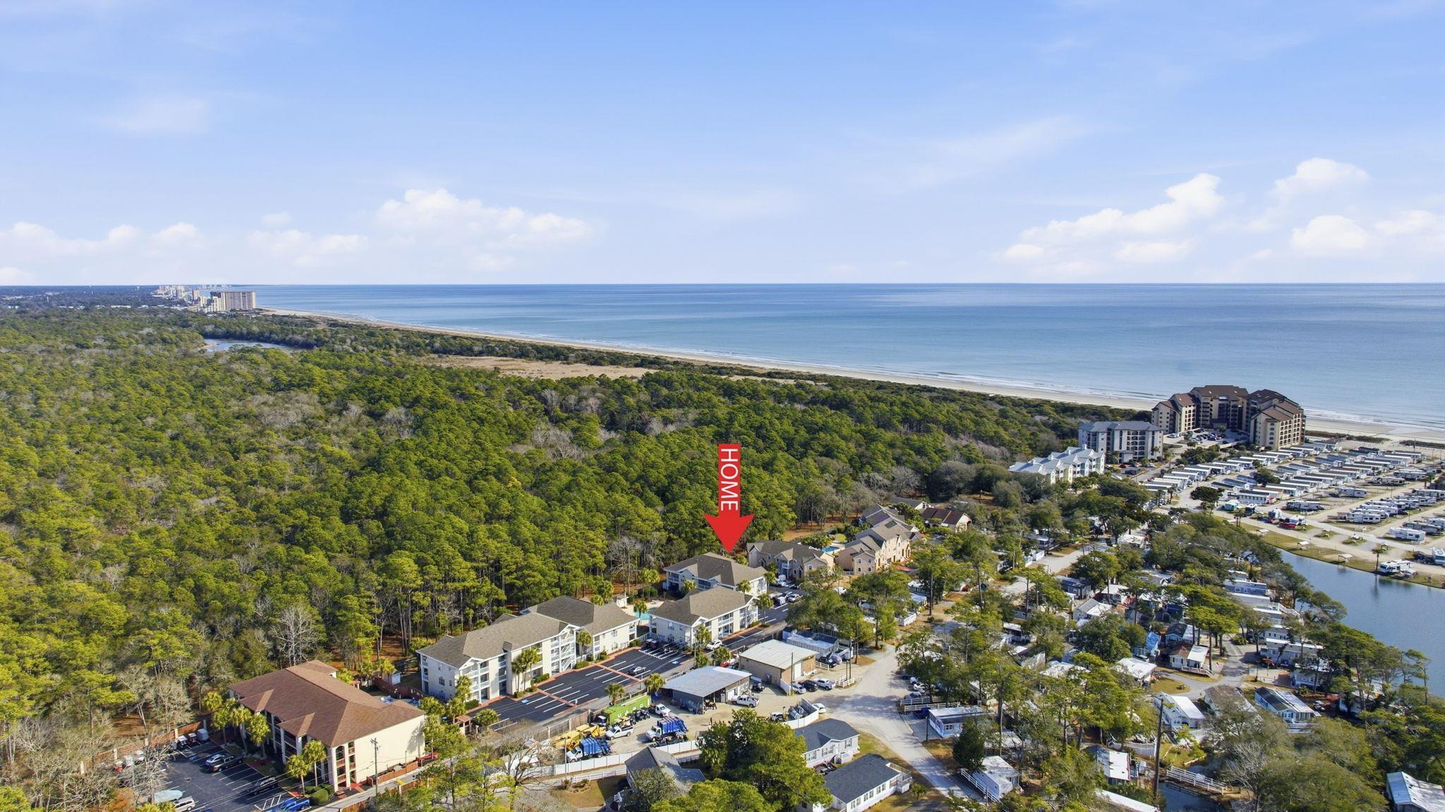 Image 2: Bird's eye coastal view.