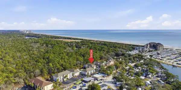 Image 2: Bird's eye coastal view.