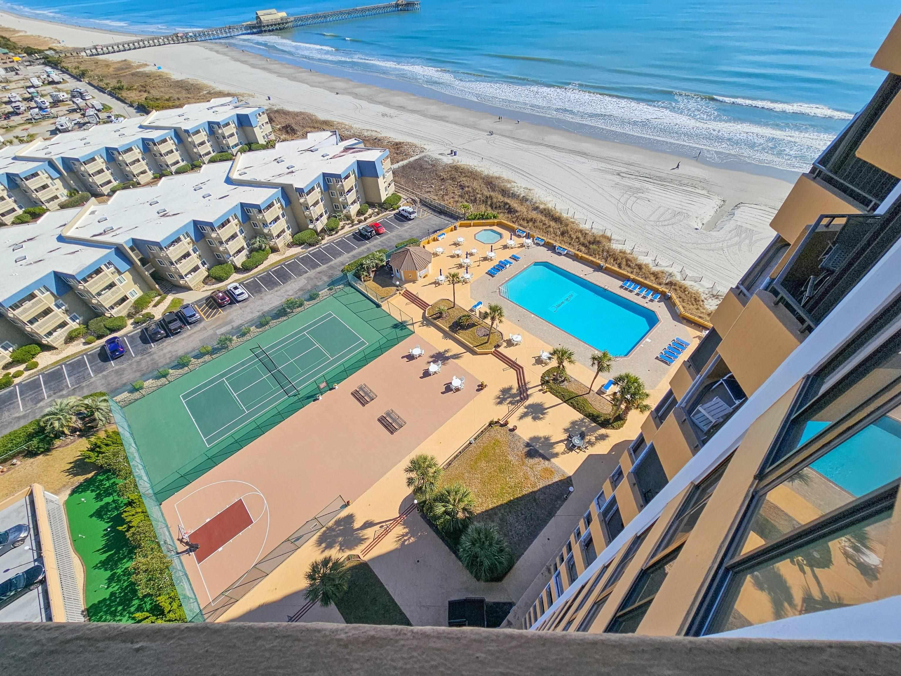 Image 4: Drone / aerial view of unending shoreline and apar