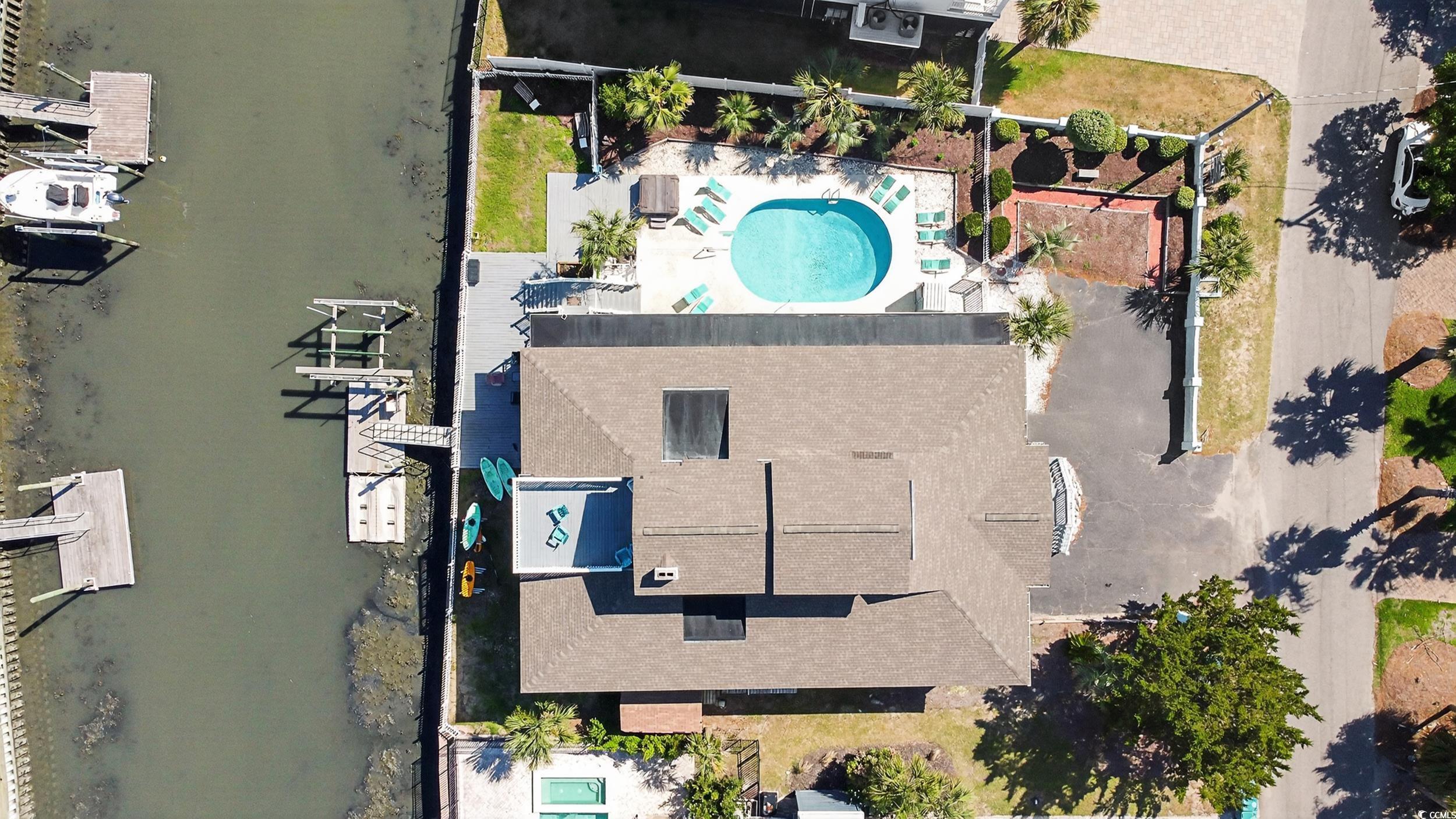 Image 2: Aerial view of property and surrounding area featu