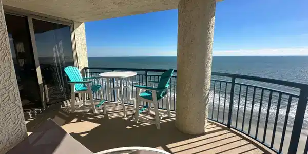 Image 2: Balcony with a water view
