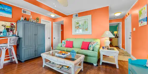 Image 3: Living room with wood finished floors, ornamental Image 3: Living room with wood finished floors, ornamental