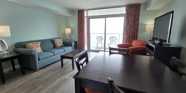 Image 3: Dining room featuring light wood-style floors and