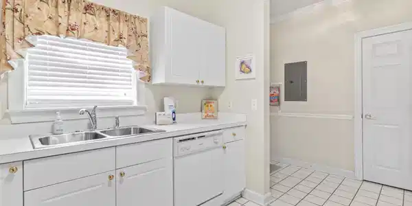 Image 3: Kitchen featuring white cabinets, light countertop Image 3: Kitchen featuring white cabinets, light countertop