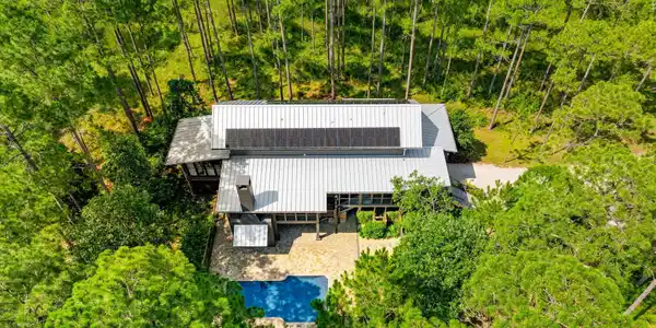 Image 2: Aerial with pool