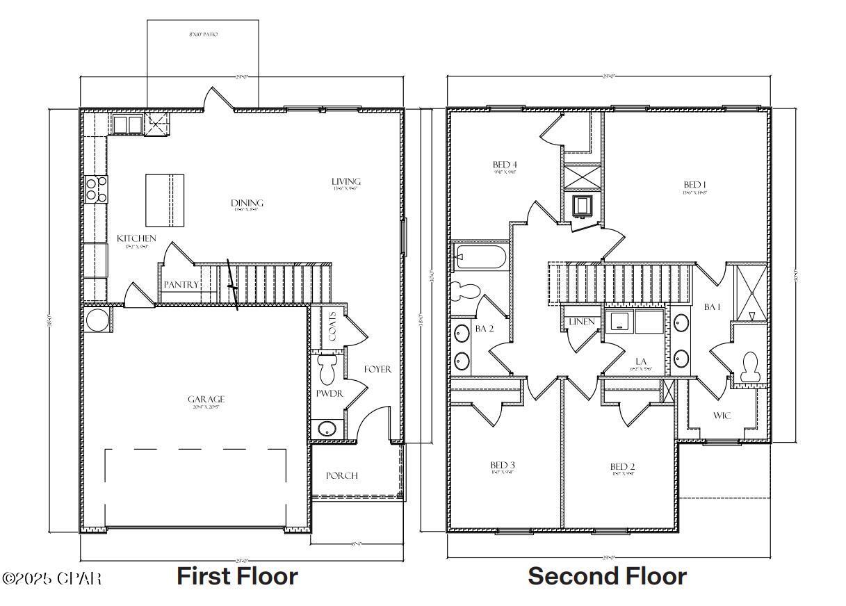 Image 2: Taylor B Floor Plan 2story