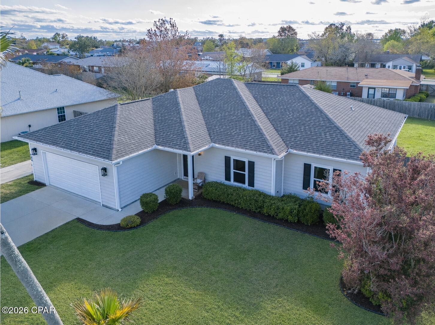Image 2: Front Aerial - AI enhanced