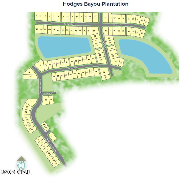 Image 3: Hodges Bayou Map