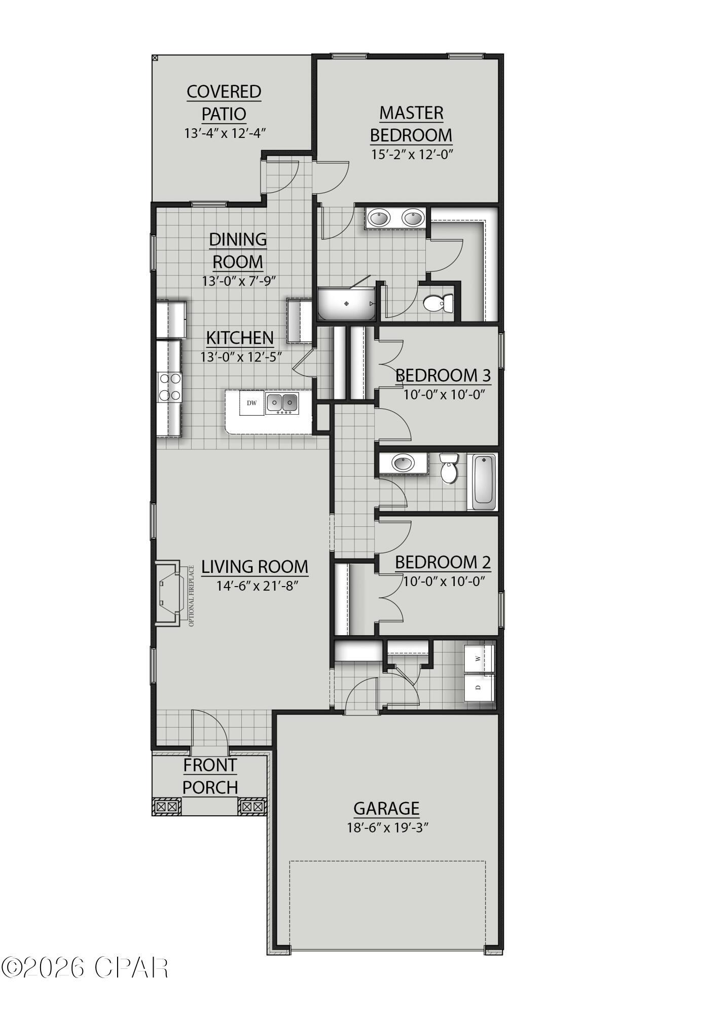 Image 2: Rutherford BHT4 - Floor Plan