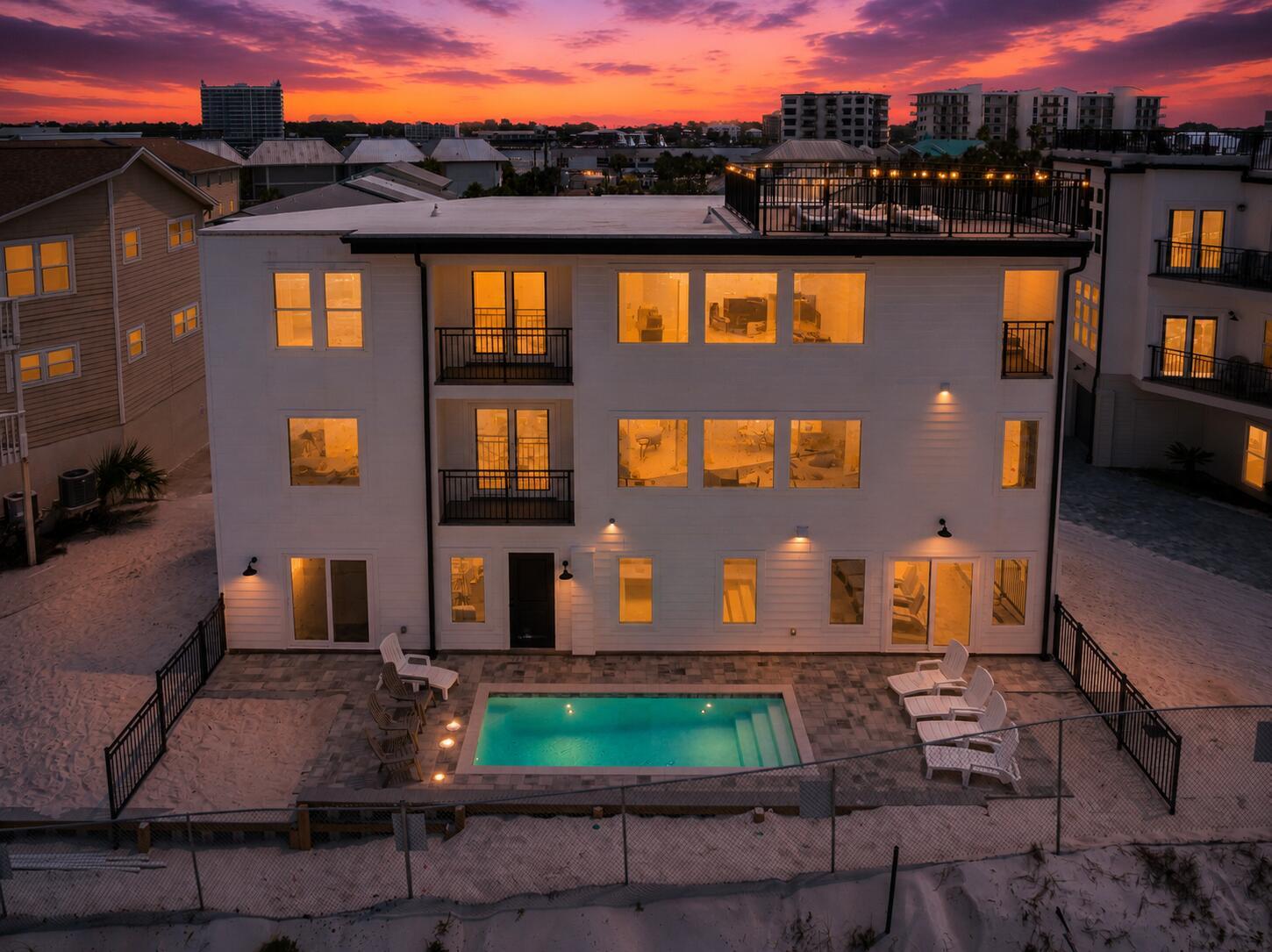 Image 3: Rear Twilight