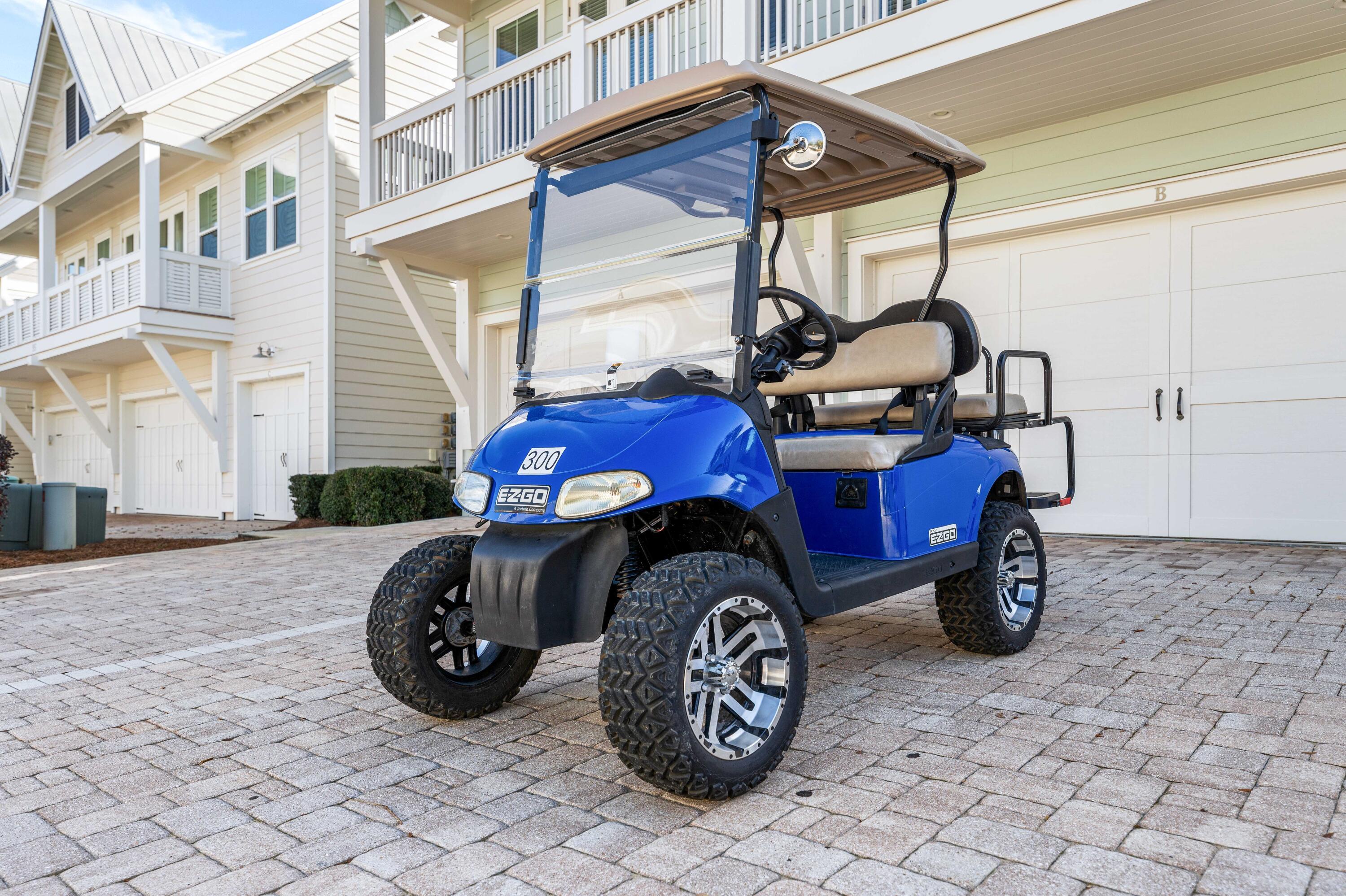 Image 4: Included Golf Cart