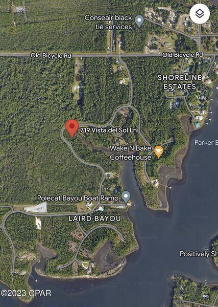 Image 3: Aerial location within Laird Bayou